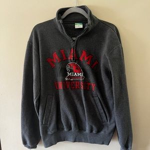 Champion half zip Miami Ohio